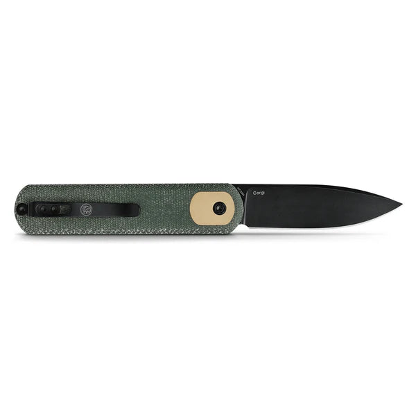 Vosteed Corgi® - Trek Lock Knife (2.99" 14C28N Blade & Micarta Handle) - CG3SVM1