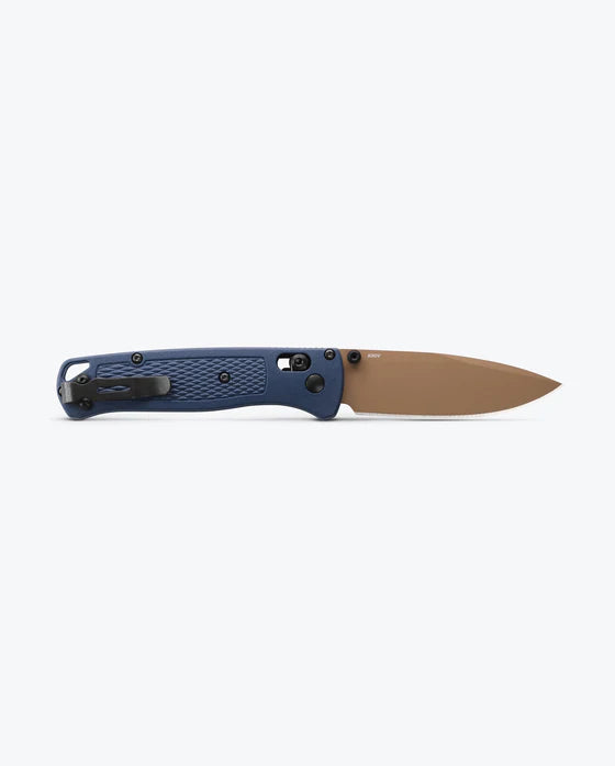 Benchmade Bugout® Folding Knife – Crater Blue Grivory® w/ Flat Earth S30V Blade 535FE-05