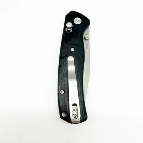 DreamTech D4508GB Tanto Folding Knife 2.99" 14C28N Black G10 D4508GB