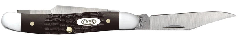 Case Brown Synthetic Medium Stockman with Pen Blade 00217