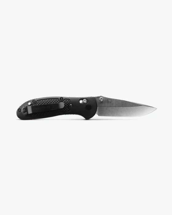 Benchmade Griptilian® 551 Folding Knife Black Grivory® w/ Satin S30V Drop-Point Blade 551