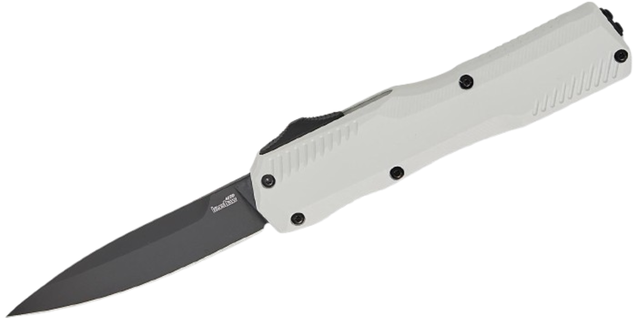 Kershaw Livewire Trooper White Handle KER9000WBLK