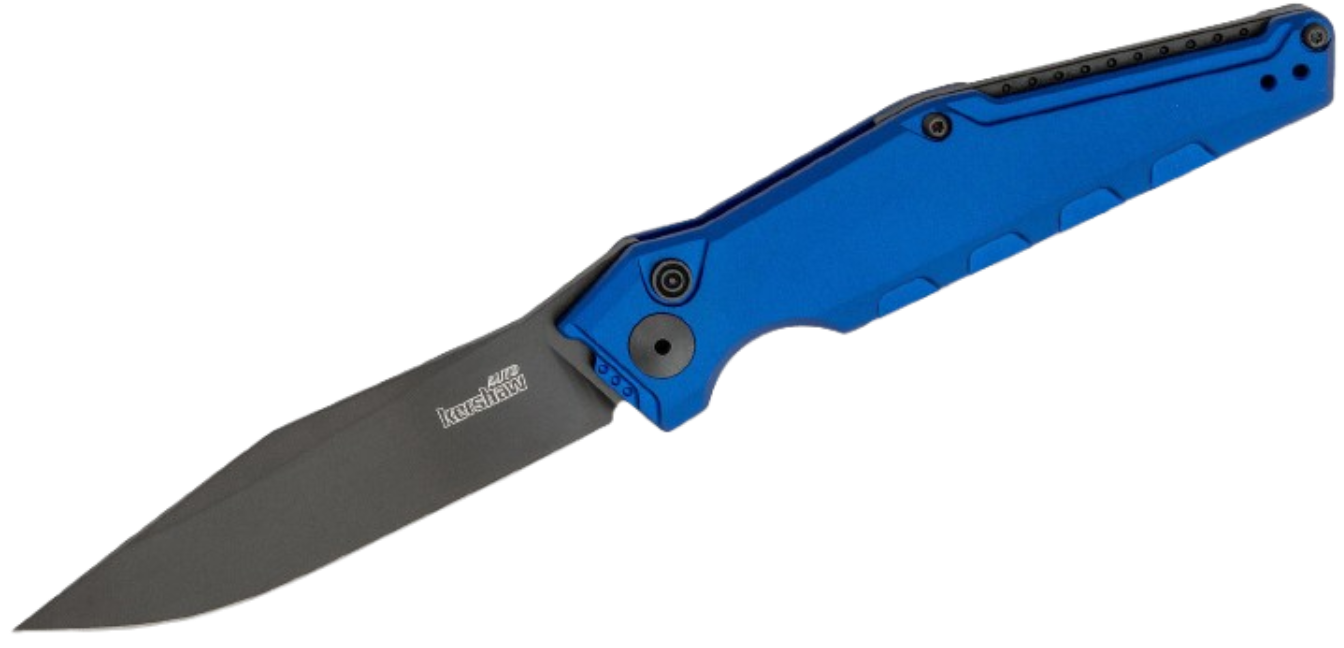 Kershaw Launch 7 Automatic Knife Blue Aluminum Handle Black CPM-154 Spear Point Blade KER7900BLUBLK