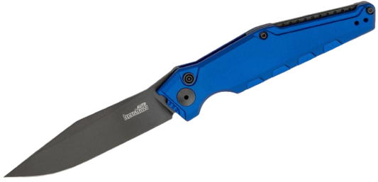 Kershaw Launch 7 Automatic Knife Blue Aluminum Handle Black CPM-154 Spear Point Blade KER7900BLUBLK