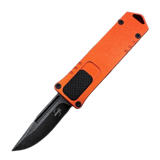 Boker Plus USB OTF 2.0 Orange Automatic Knife (1.77" Black D2 Blade) 06EX267