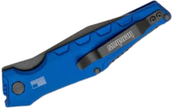 Kershaw Launch 7 Automatic Knife Blue Aluminum Handle Black CPM-154 Spear Point Blade KER7900BLUBLK