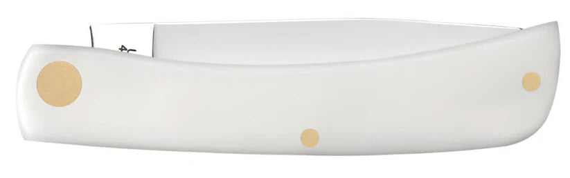 Case XX John Deere Embellished Smooth White Synthetic Sod Buster® Jr CA15789