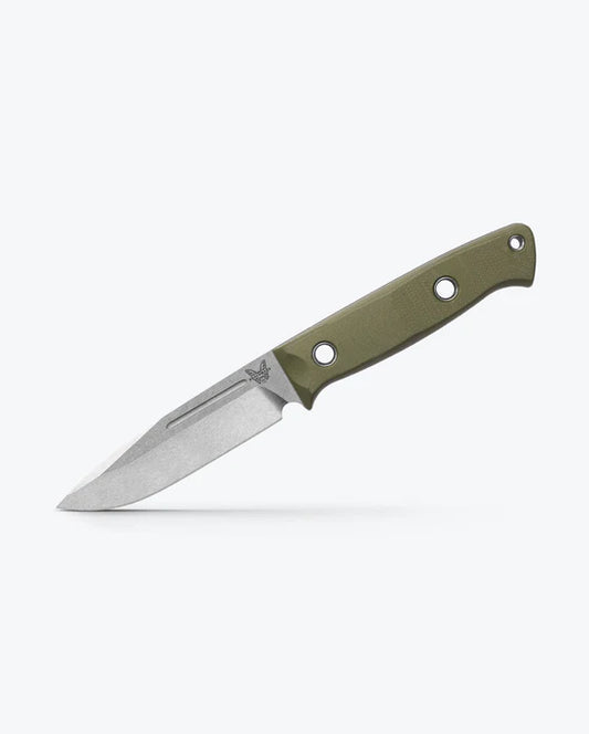 Benchmade Bushcrafter | OD Green G10 | Drop-point 163-1