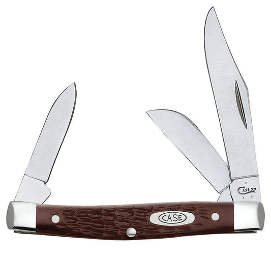 Case Brown Synthetic Medium Stockman 00106