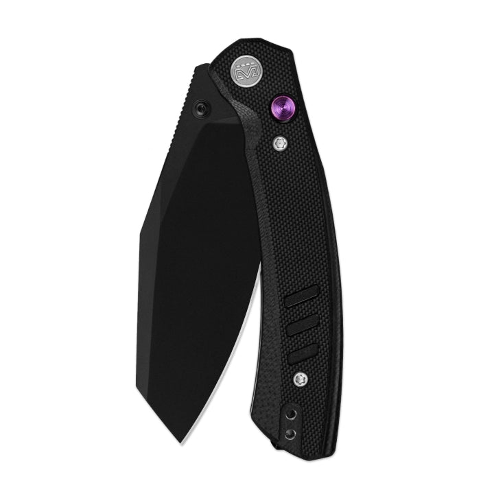 Miguron Karok 3.4" D2 Black PVD Sheepsfoot G10 Folding Knife MGR827GB