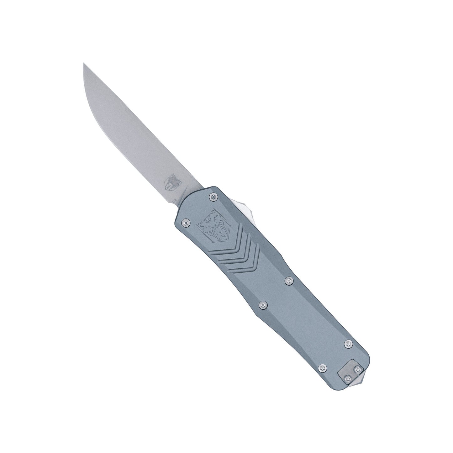 CobraTec Medium FS-X Gen III OTF Knife – Grey D2 Steel Dual Action Automatic Knife MGRYFS-XGEN3DNS