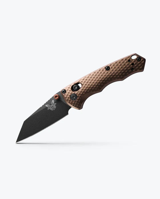 Benchmade Full Immunity Auto Knife Flat Dark Earth, Cobalt Black M4 Wharncliffe Blade 290BK-1