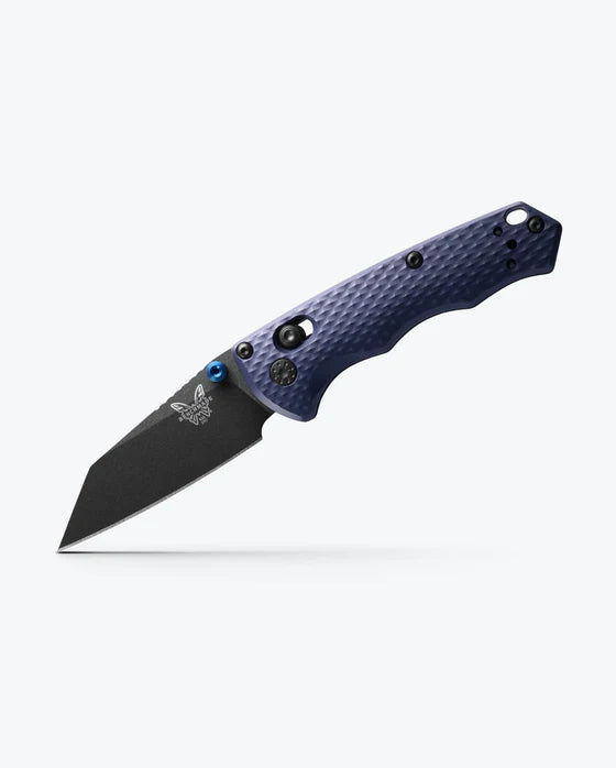 Benchmade Auto Immunity AXIS Lock Crater Blue Aluminum Black Wharncliffe Blade 2900BK
