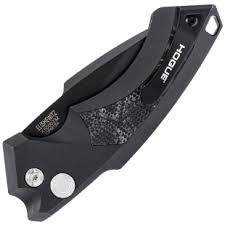 Hogue EX-A05 Elishewitz Design Automatic Knife Black G-Mascus Inlays (3.5" CPM-154 Black Cerakote Blade) 34539