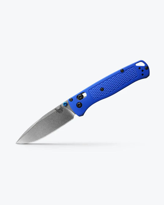 Benchmade Bugout® Knife – Blue Grivory® Handle & S30V Satin Blade 535