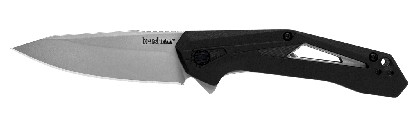 Kershaw Airlock 1385 Assisted Opening Knife Black FRN (3" Bead Blast) 1385