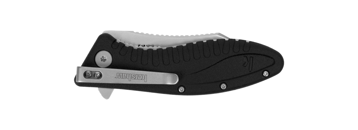 Kershaw Grinder Assisted Opening Flipper Knife (3.25" Bead Blast) 1319