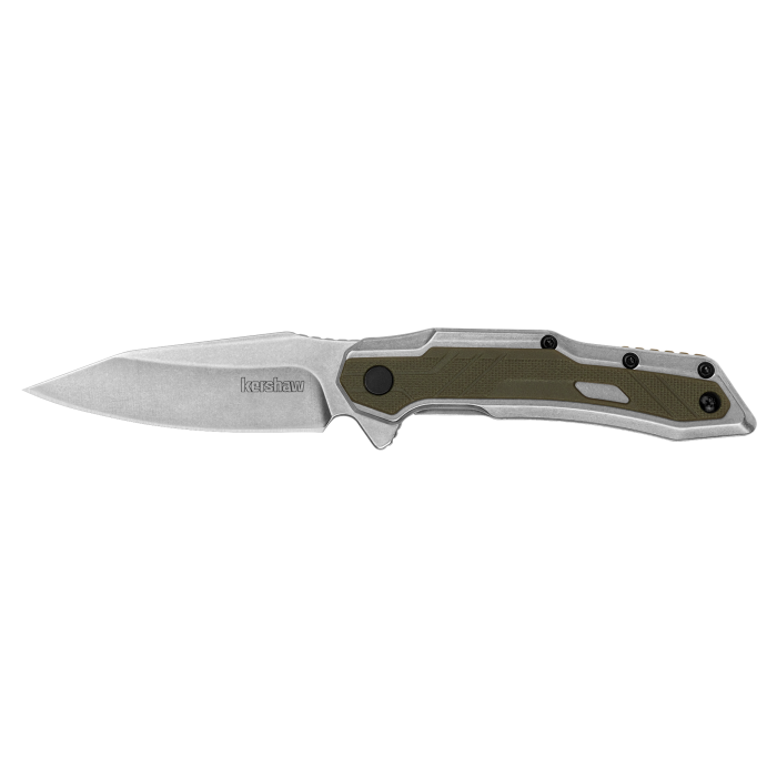 Kershaw Salvage 1369 Pocket Knife, Assisted Opening with 2.9" Reverse Tanto Blade,