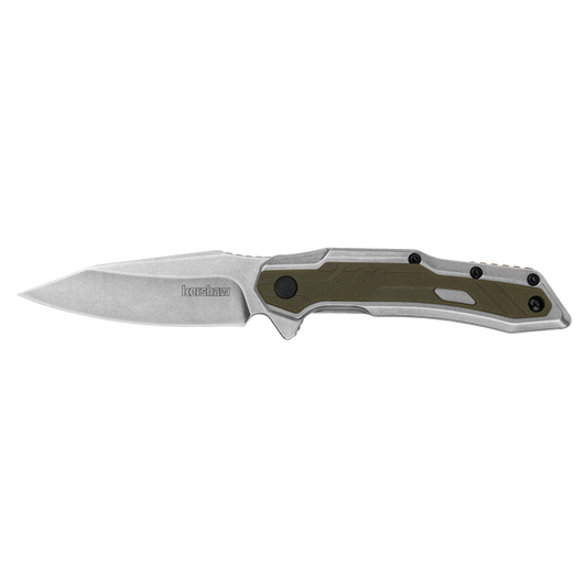 Kershaw Salvage 1369 Pocket Knife, Assisted Opening with 2.9" Reverse Tanto Blade,