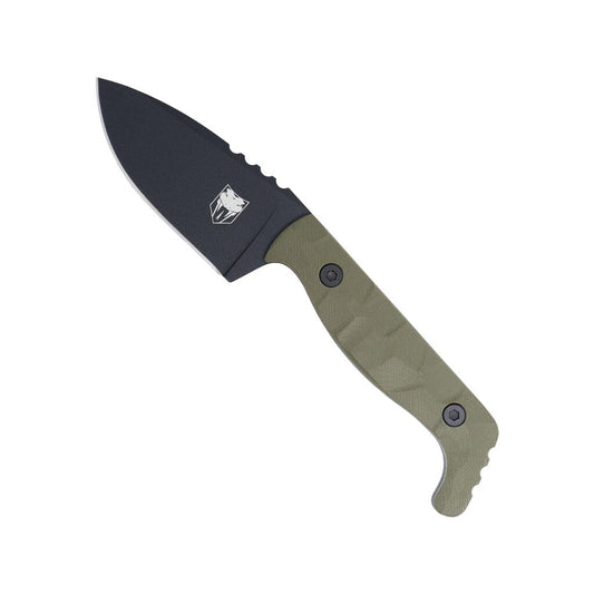 Cobratec small Kingpin fixed blade OD Green CTKPSODG