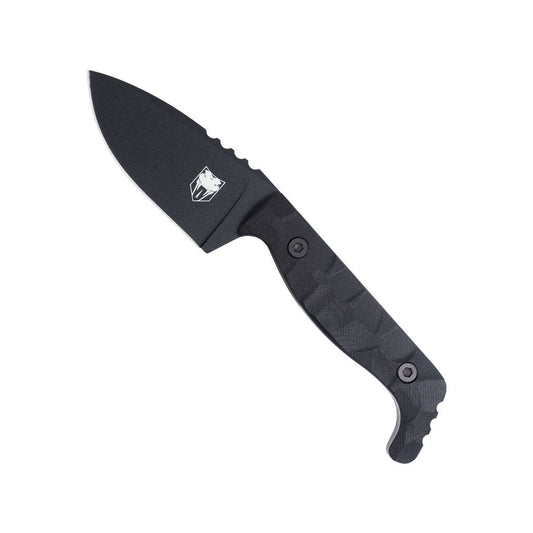 CobraTec Knives Kingpin S Black 3.25" Fixed Blade