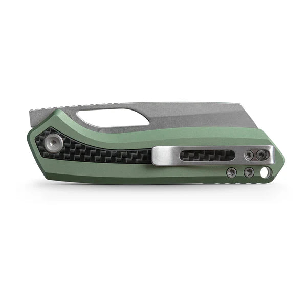 VOSTEED Kroc -Top Liner Lock (2.99" S35VN Blade & Aluminum & Carbon Fiber Handle) - A1803