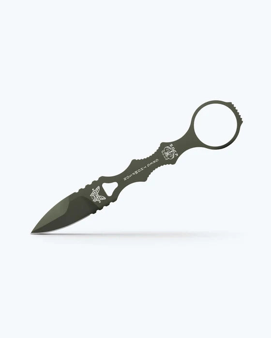 Benchmade Mini SOCP® Dagger – OD Green Cerakote® Spear-Point Fixed Blade 177GN