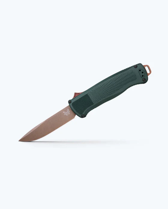 BENCHMADE Shootout® | Taiga Green Grivory® | Drop-Point 5371FE-2601