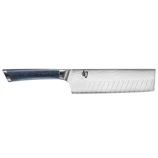 Shun Shiranami Nakiri 6.5" Dual Core Damascus Kitchen Knife Model FRD0728