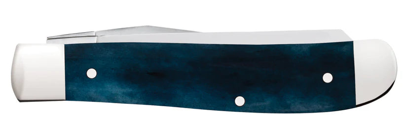 Case XX Harley-Davidson® Smooth Mediterranean Blue Bone Mini Trapper CA52263