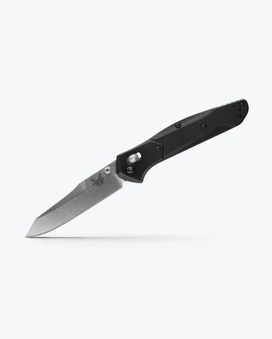 Benchmade 940-2 Osborne Folding Knife – Black G10 w/ Satin S30V Blade (SKU: 940-2)