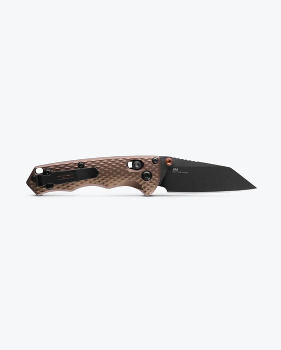 Benchmade Full Immunity Auto Knife Flat Dark Earth, Cobalt Black M4 Wharncliffe Blade 290BK-1