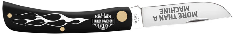 Case XX Harley-Davidson® Embellished Black Synthetic Sod Buster® Jr CA52265
