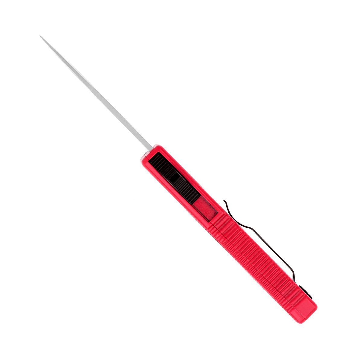 CobraTec Lightweight Red OTF Knife (Cerakote) – D2 Steel Dual Action Automatic EDC Knife RDCTLWDNS