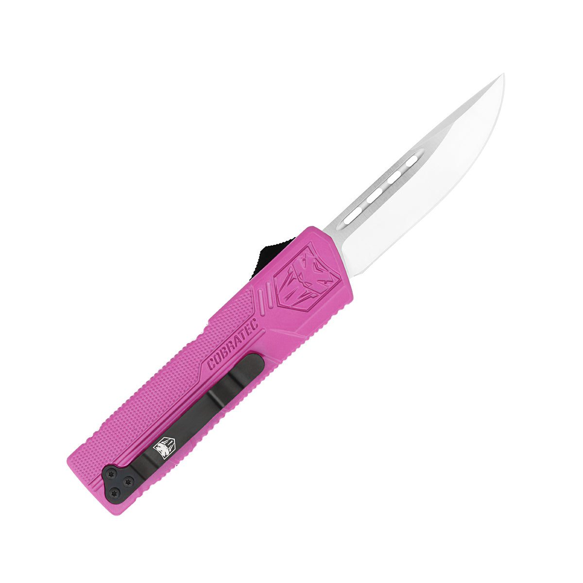 CobraTec Lightweight Purple OTF (Cerakote)  Knife – D2 Blade  Dual Action PURCTLWDNS