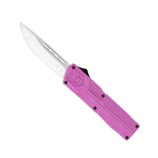 CobraTec Lightweight Purple OTF (Cerakote)  Knife – D2 Blade  Dual Action PURCTLWDNS