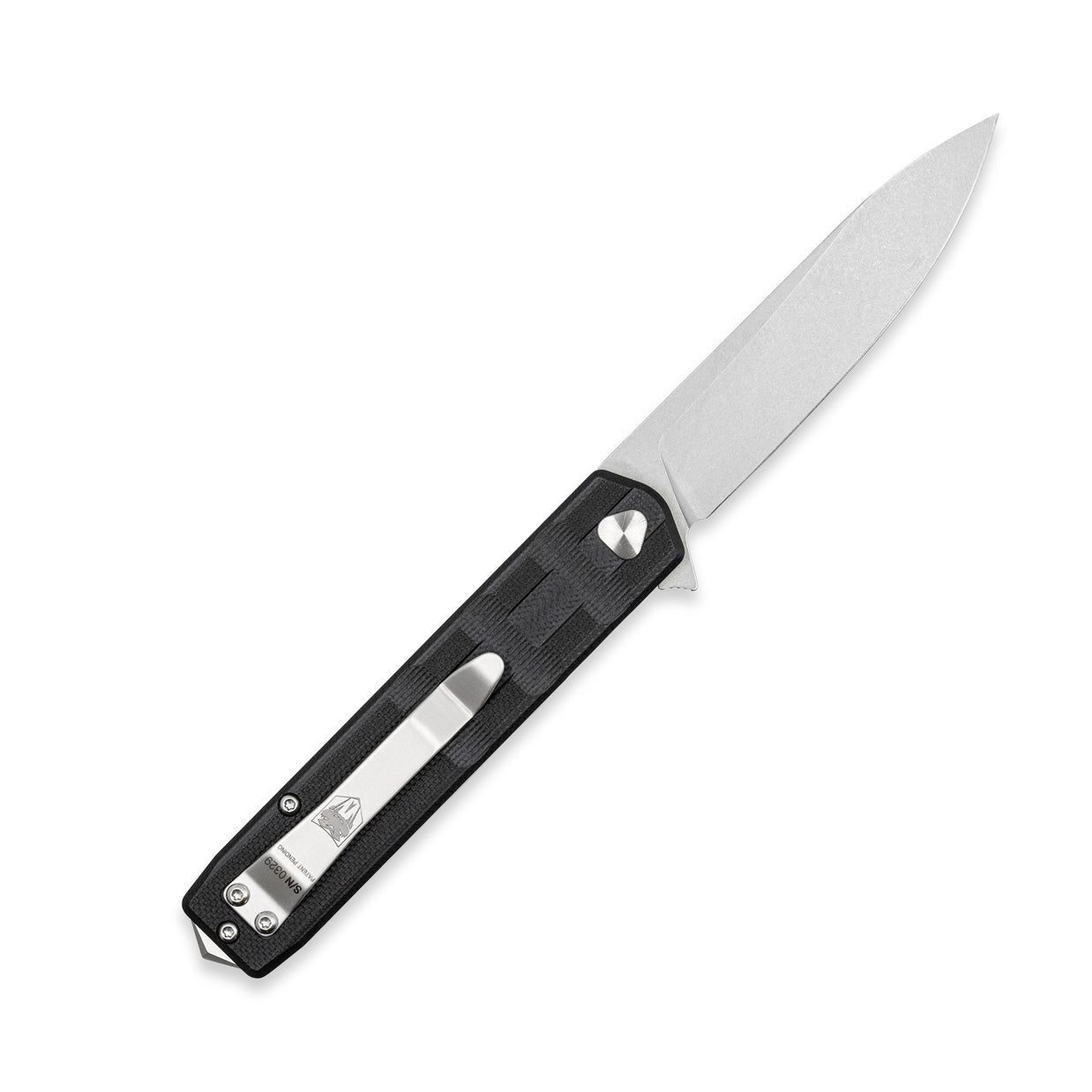 CobraTec Kuzio Black-Large-Drop Not Serrated CTKUZIOBLKDNS