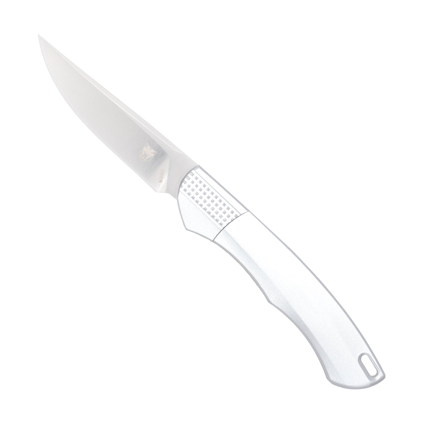 CobraTec Savage Hidden Release Knife – Silver M390 Premium EDC Folding Knife CTSAVDNSM390