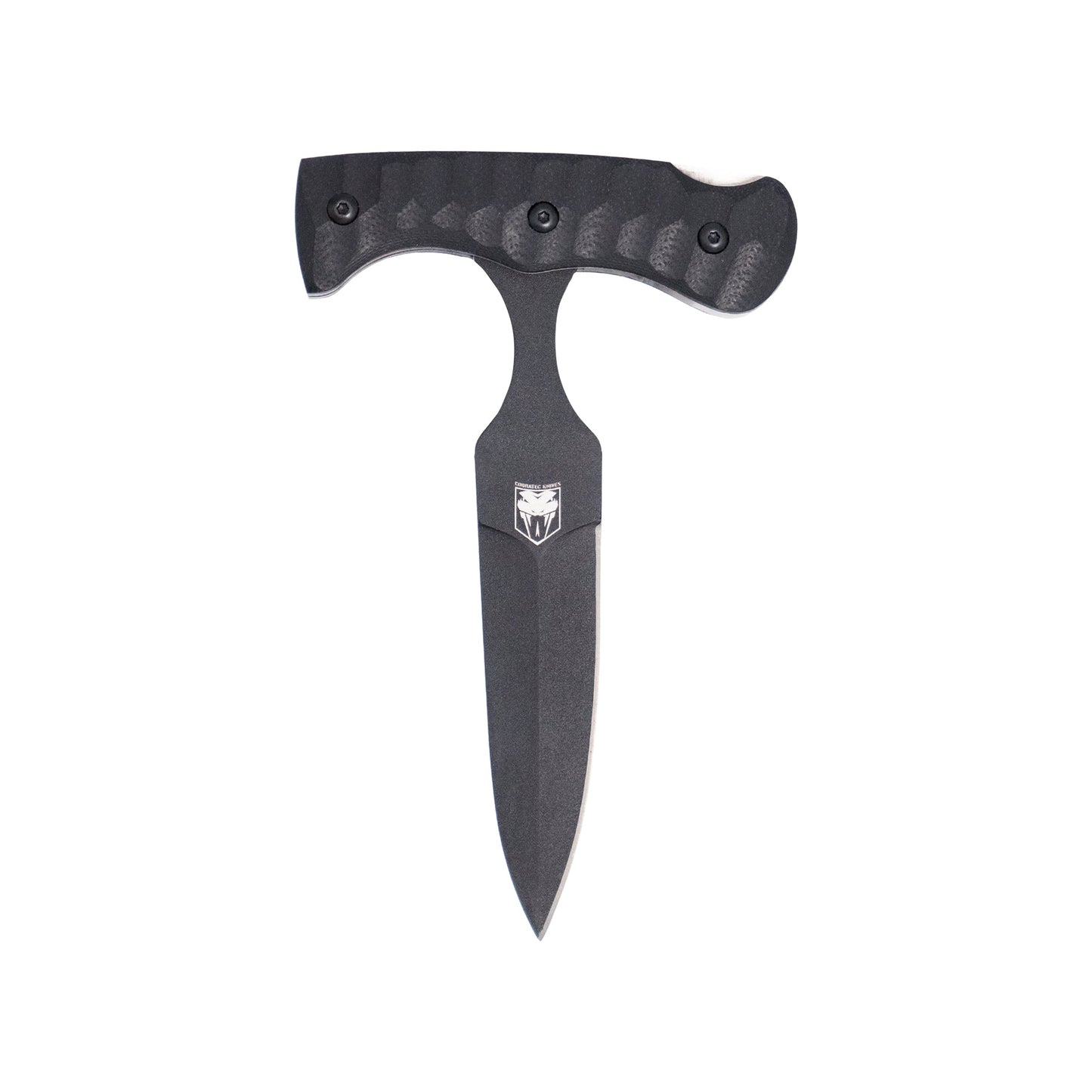 CobraTec G-10 Folding Push Dagger – Black Coated D2 Steel Fg10PD