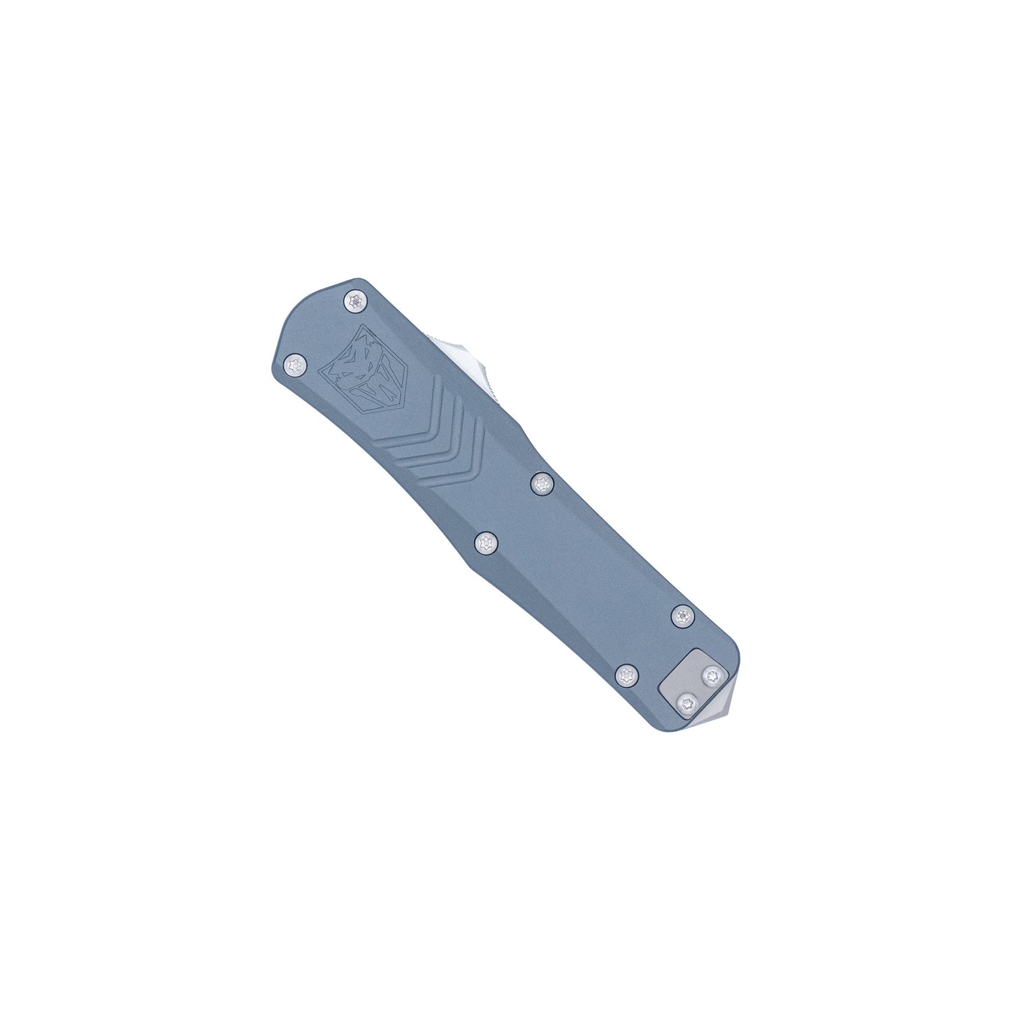 CobraTec Small FS-X Gen III OTF Knife – Grey D2 Steel Compact Dual Action Automatic Knife SGRYFS-XGEN3DNS