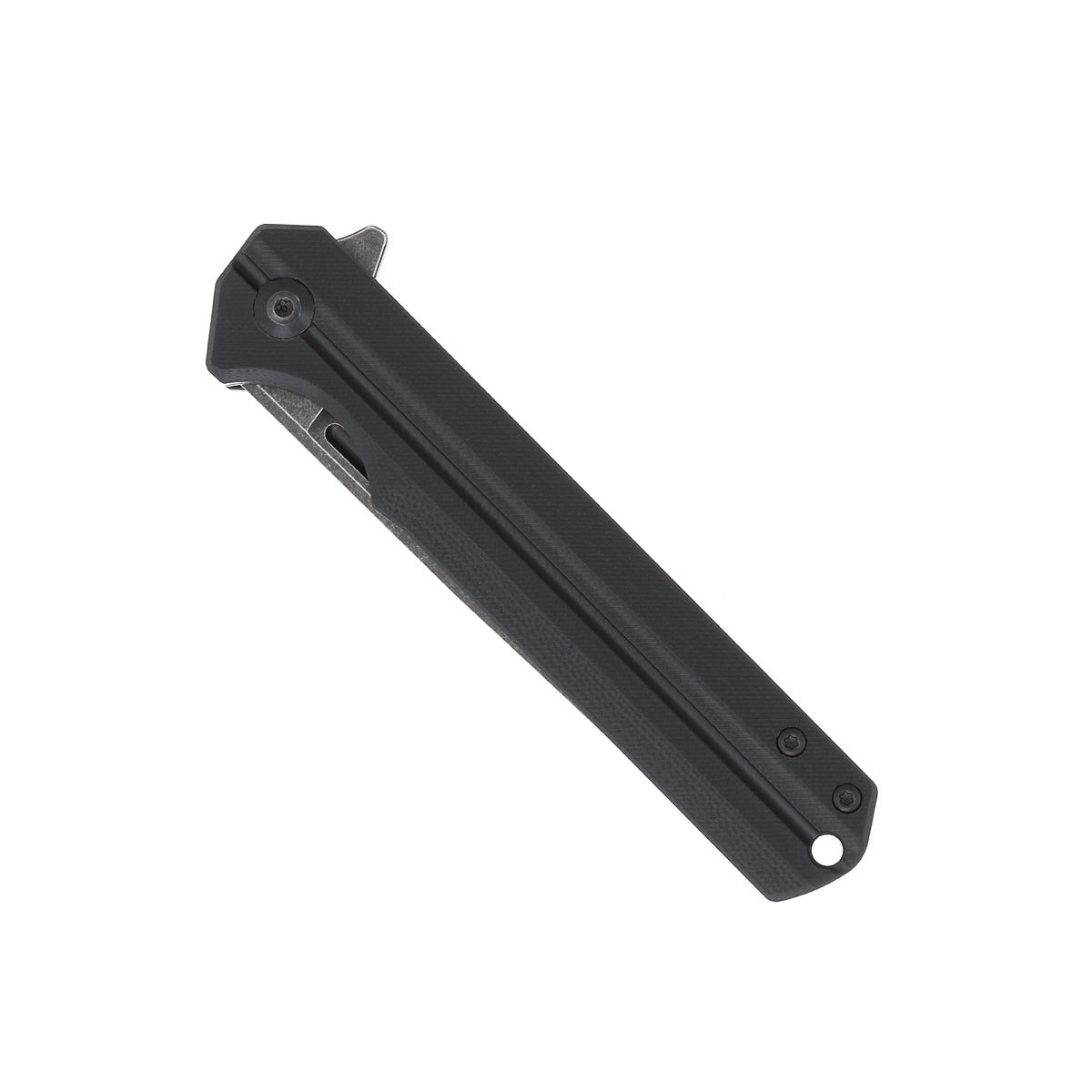 CobraTec® Streamline Black EDC Folding Knife – D2 Steel, G-10 Handle CTBLKG10SL