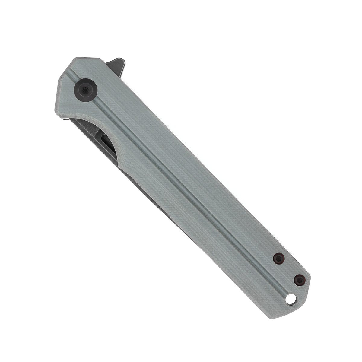 CobraTec® Streamline Grey EDC Folding Knife – D2 Steel, G-10 Handle CTGRYG10SL
