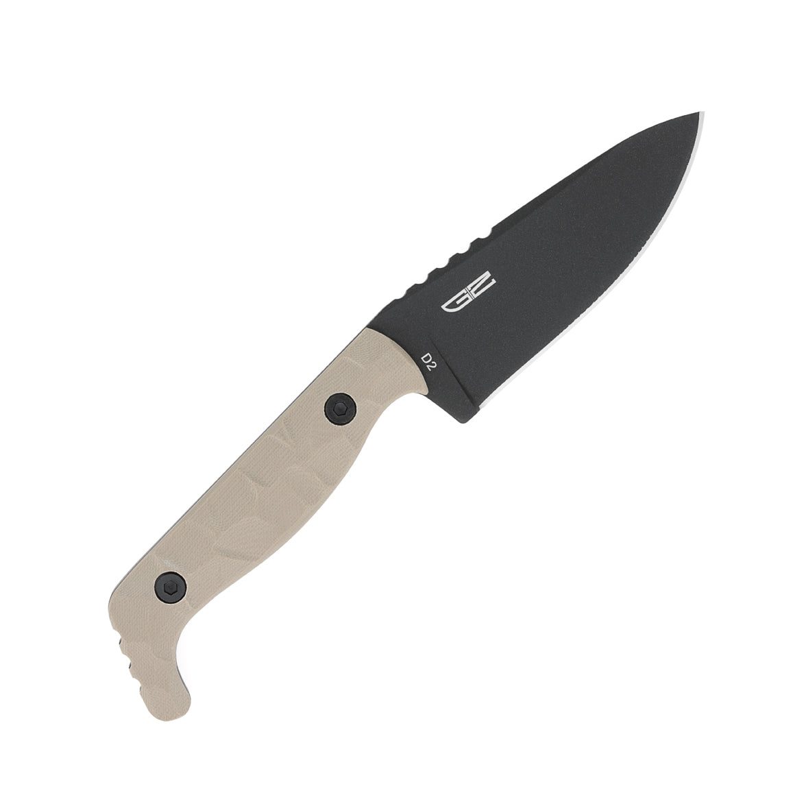 CobraTac Kingpin Fixed Blade Knife – Tan G-10 – SKU: CTKPTAN