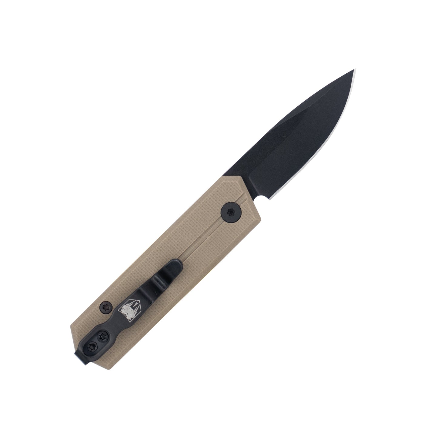 CobraTec® Stinger Tan Side Button Automatic Knife – California Compliant CTSTRTAN