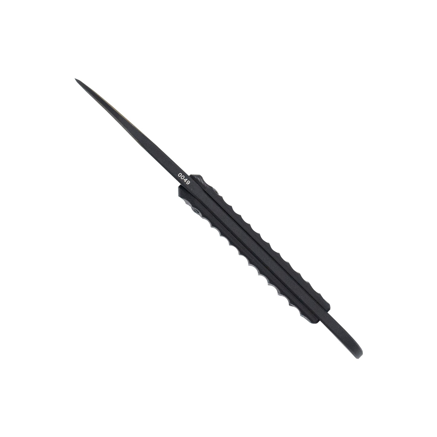 CobraTec Wolfteeth Ring Knife – Black 14C28N Fixed Blade EDC Knife CTWLTBLK
