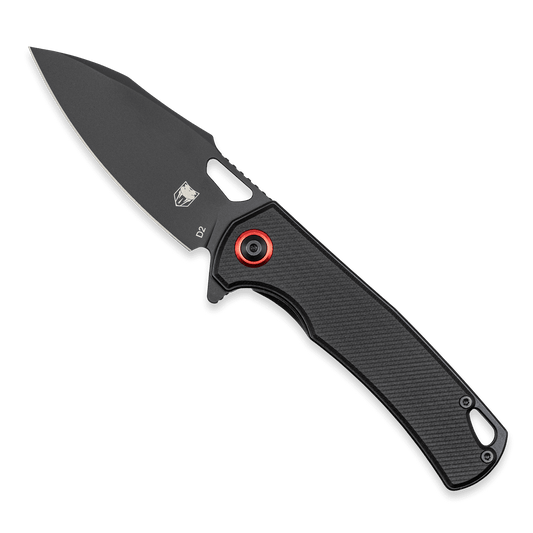 CobraTec Wolverine Liner Lock Black Drop Not Serrated CTWOLVERINEBLK