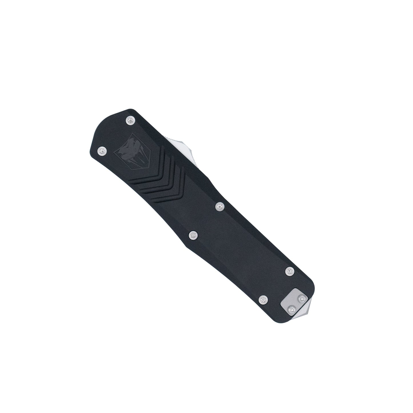 CobraTec Medium FS-X Gen III OTF Knife Drop Point, D2 Steel Glass Breaker MBLKFS-XGEN3DNS