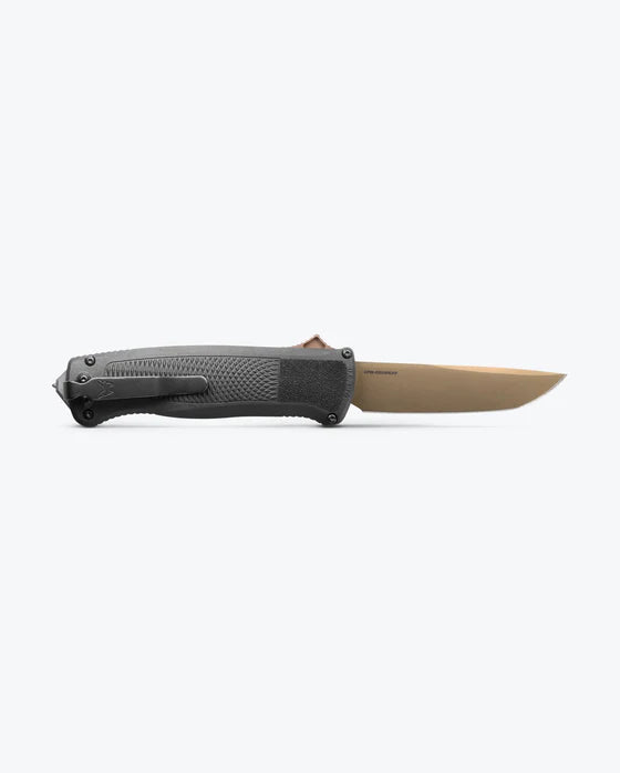 Benchmade Shootout OTF Auto Knife CF-Elite Flat Earth CPM-Cru-Wear Tanto Blade 5370FE