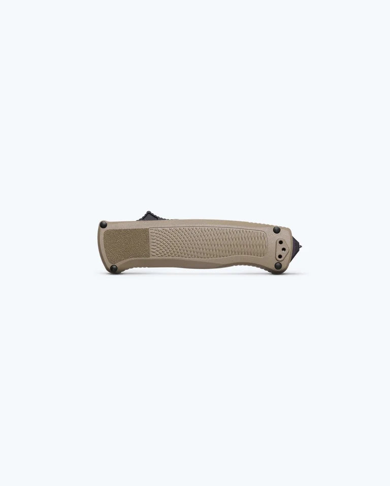 Benchmade Shootout® Double-Action OTF Automatic Knife – 3.513" S30V DLC Tanto Blade, Ranger Green Handle | 5370BK-11