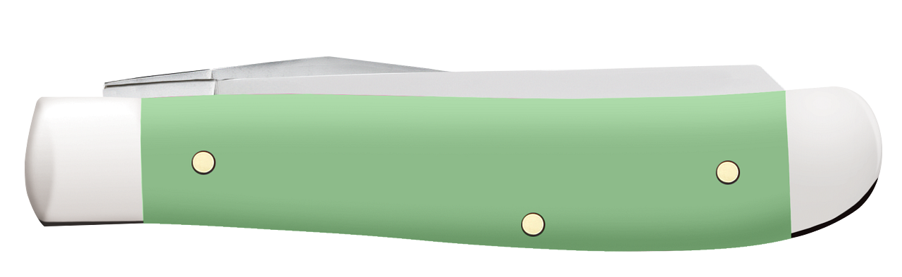 Case XX Mini Trapper Mint Green Synthetic Pocket Knife | Tru-Sharp Stainless Steel | 63831
